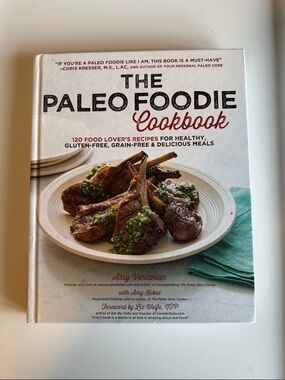 The Paleo Foodie Cookbook - White Cover with Food Photo